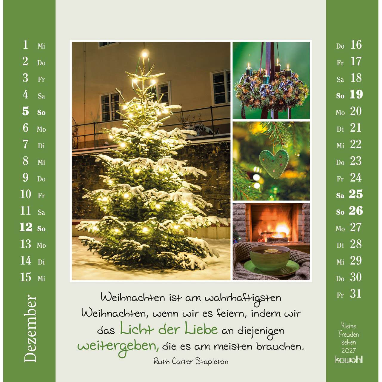Postkartenkalender - Kleine Freuden sehen 2027
