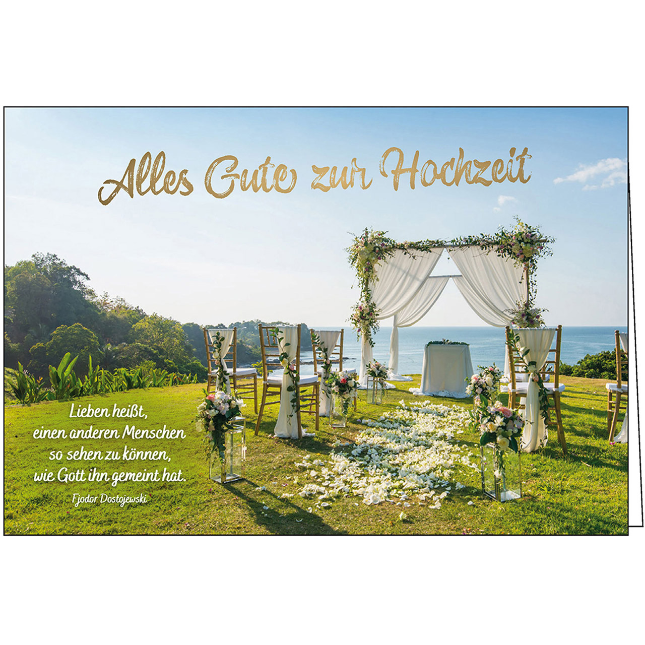 Alles Gute zur Hochzeit