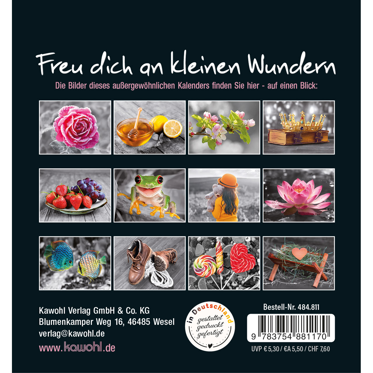 Aufstellkalender - Freu dich an kleinen Wundern 2027
