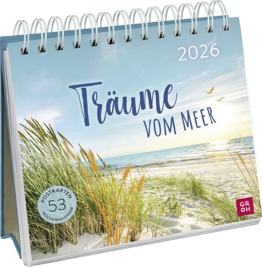 Träume vom Meer 2026 Aufstellkalender - Träume vom Meer 2026 - Srand Meer Gräser