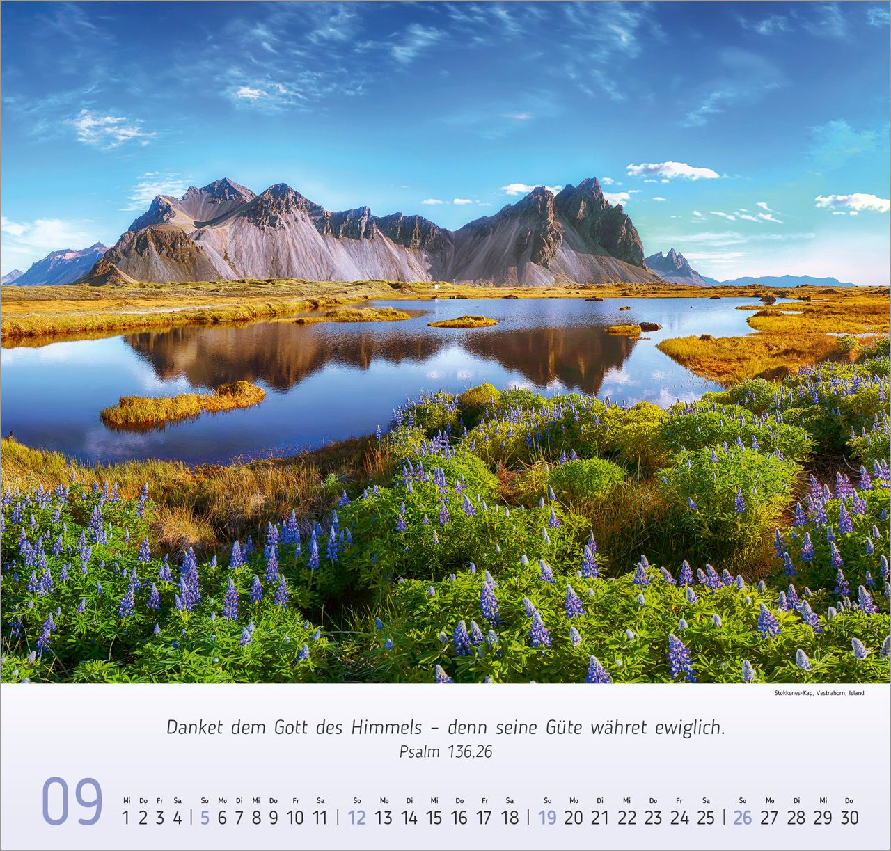 Wandkalender - Berg-Impressionen 2027 Wandkalender