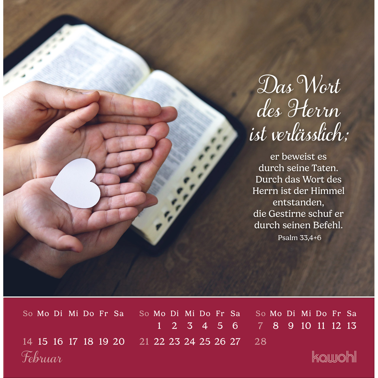 Postkartenkalender - Lieblingsworte für dich 2027