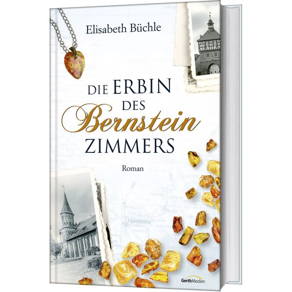 Buch - Die Erbin des Bernsteinzimmers - Herz Turm Bernsrein Haus - Gebäude Kirch Herzkette Bernstein