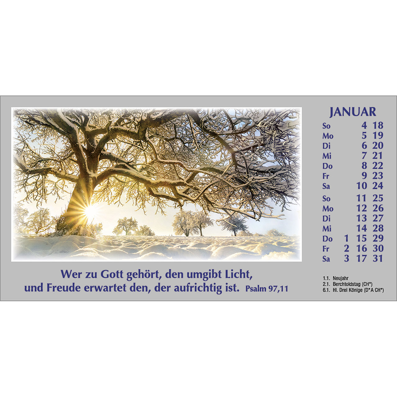 Autokalender - Wege zur Stille 2026