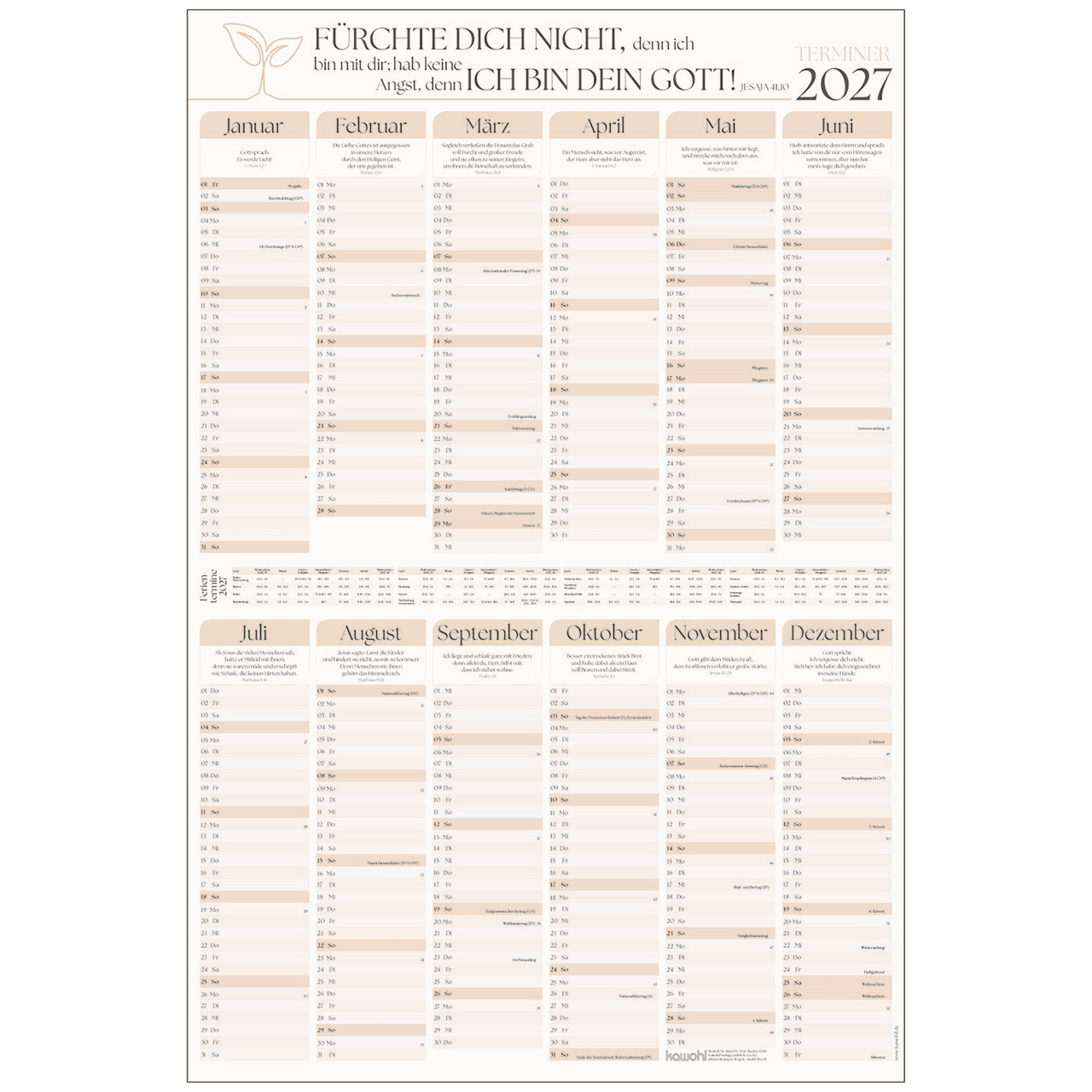 Notizblock - Über allen Hiobs Botschaften - Leuchtturm Felsen Meer