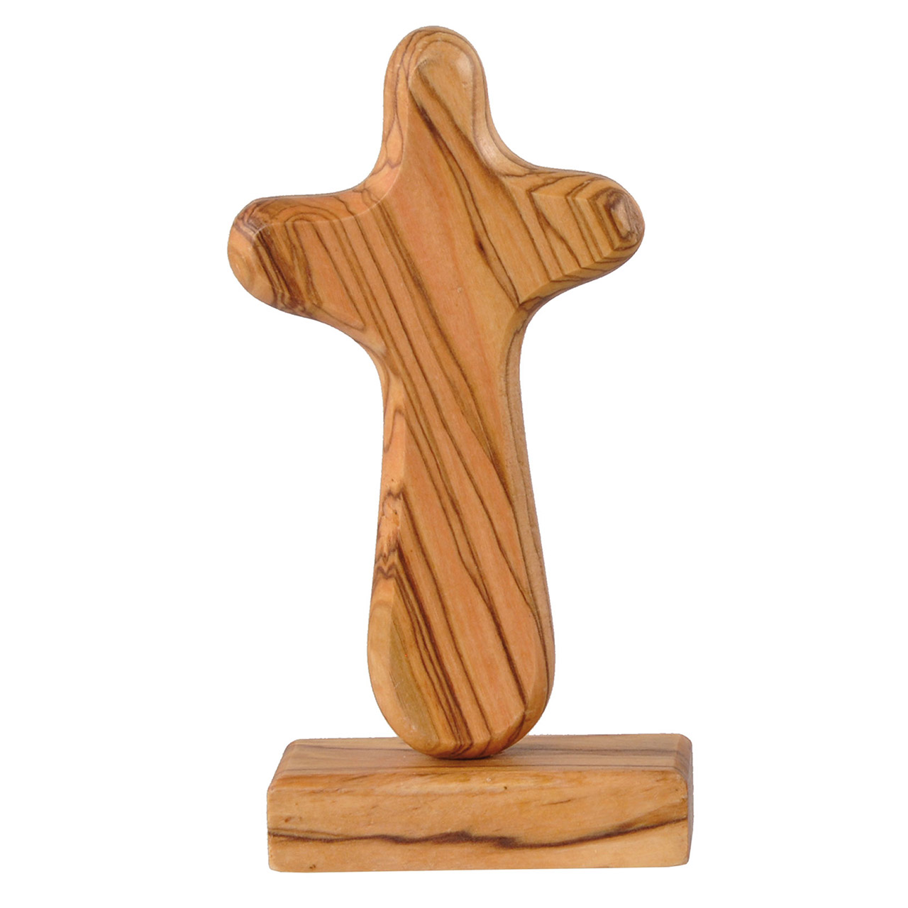 Olivenholz Standkreuz