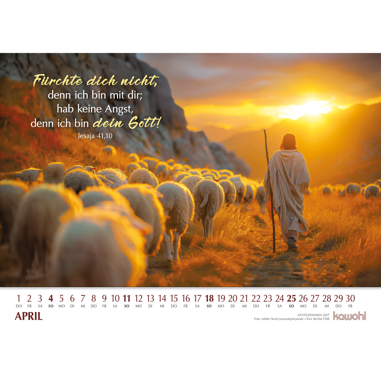 Wandkalender - Lichtgedanken 2027