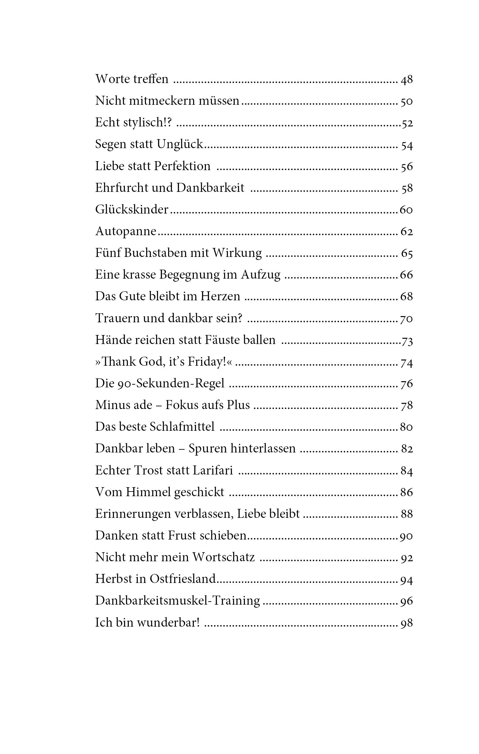 Buch - Die Brille der Dankbarkeit