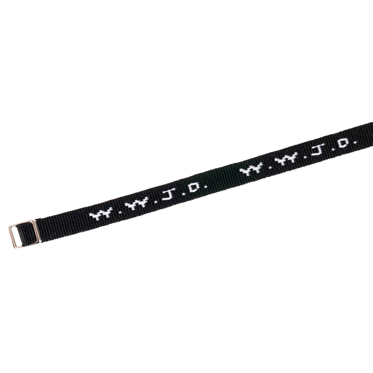 Armband - Armband 'WWJD' gewebt, schwarz