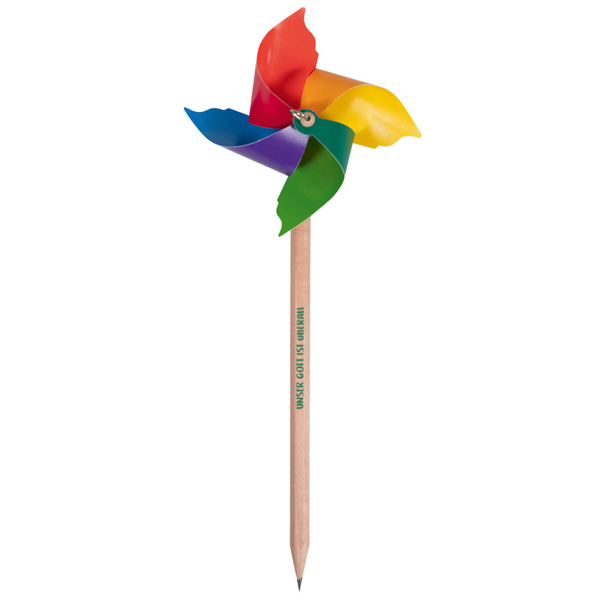 Bleistift - Bleistift mit Windrädchen - Windrad Bleistift Holz