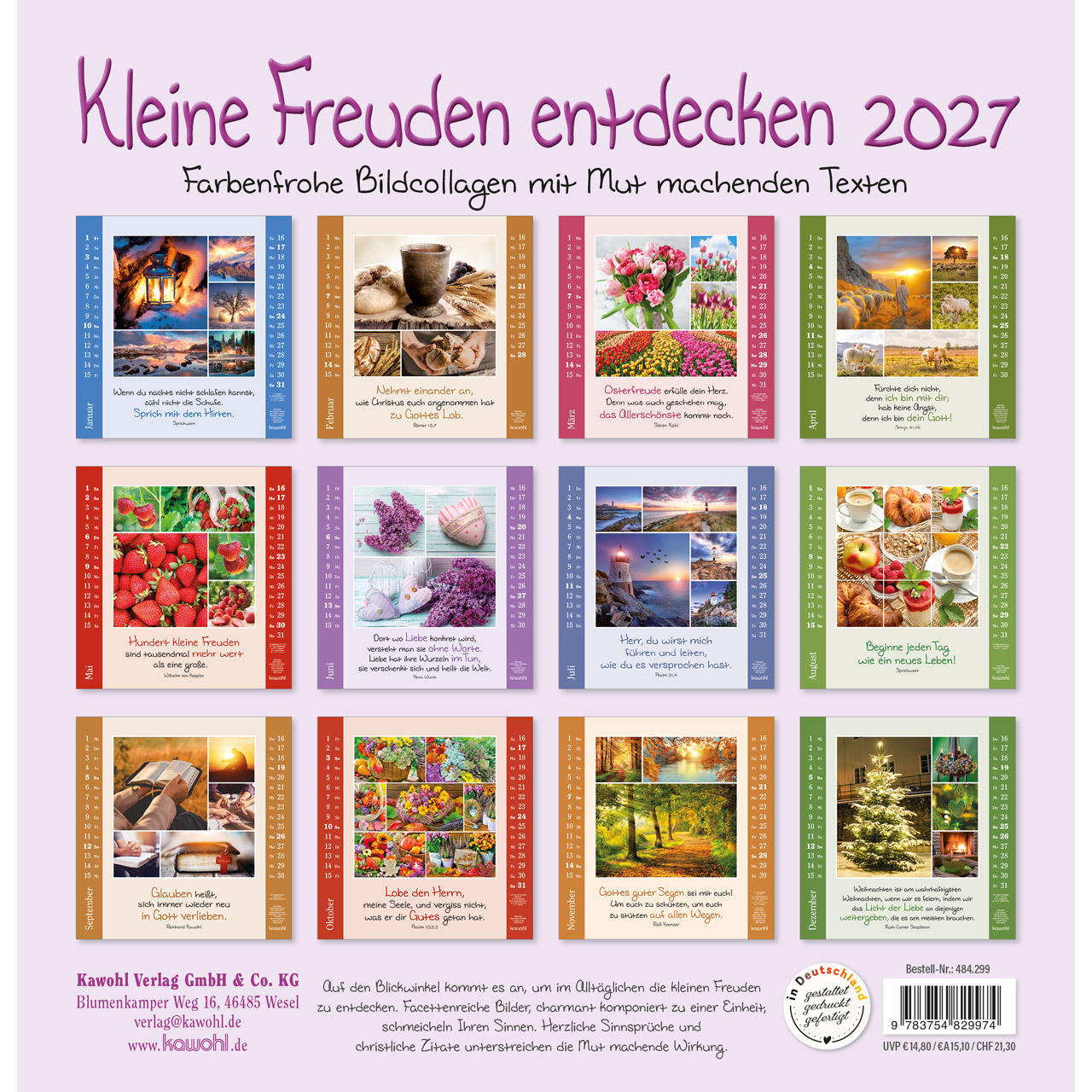 Wandkalender - Kleine Freuden entdecken 2027