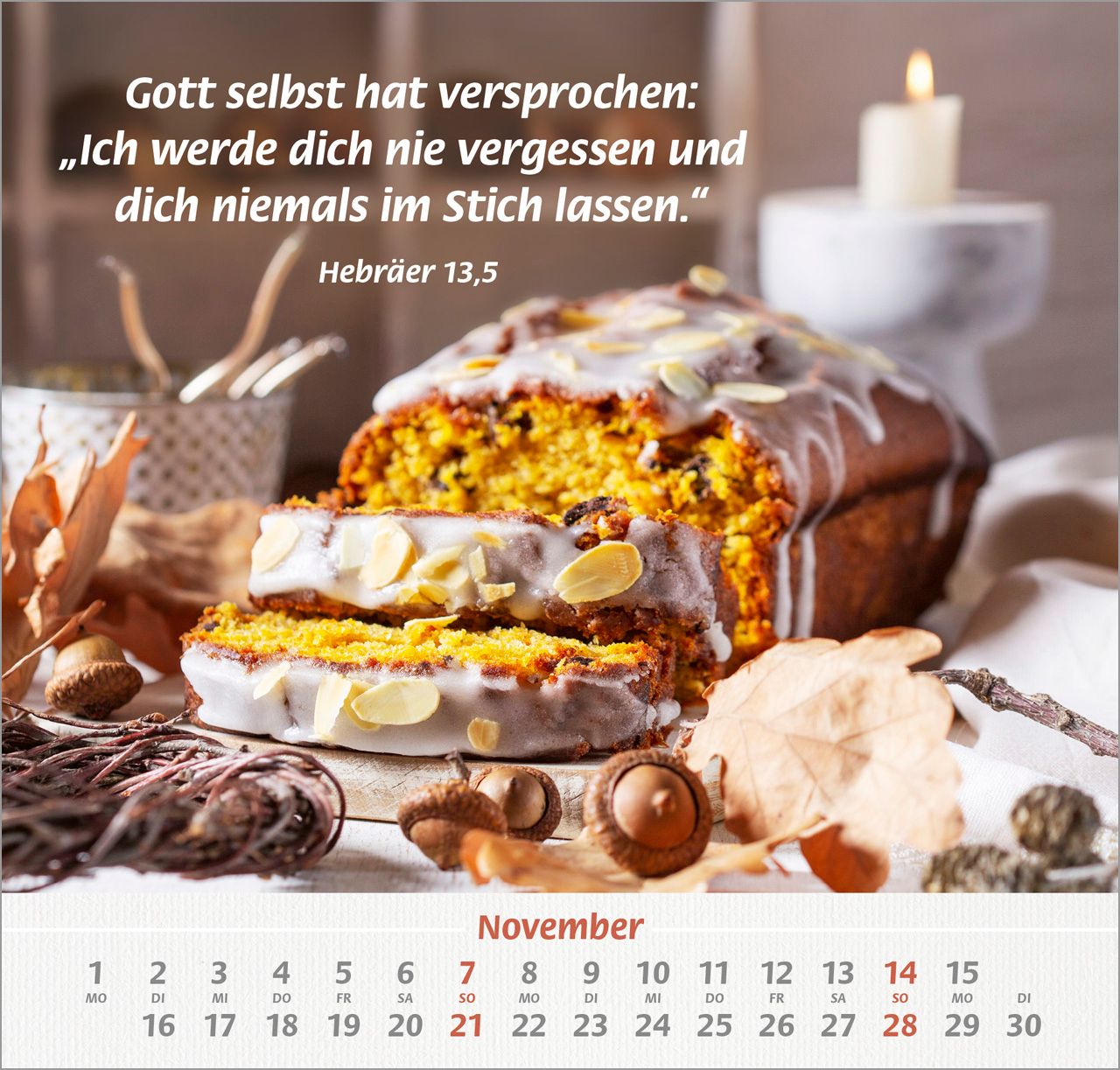 Wandkalender - Denn du bist bei mir 2027 Wandkalender