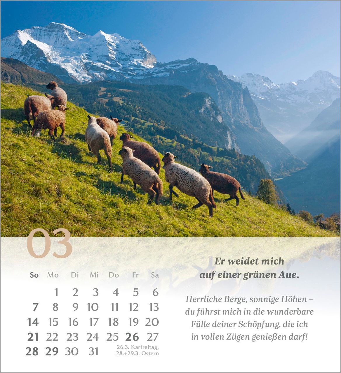 Tischkalender - Psalm 23 2027