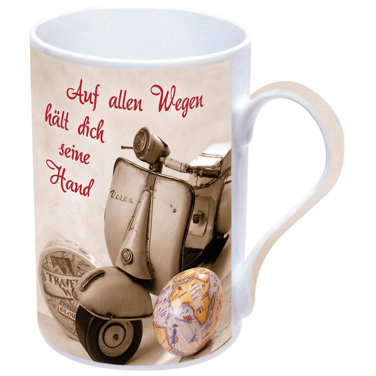 Auf allen Wegen Tasse - Auf allen Wegen - Vesparoller Motorroller