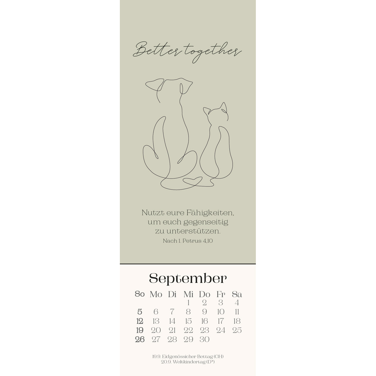 Lesezeichenkalender - Wonderfully designed 2027