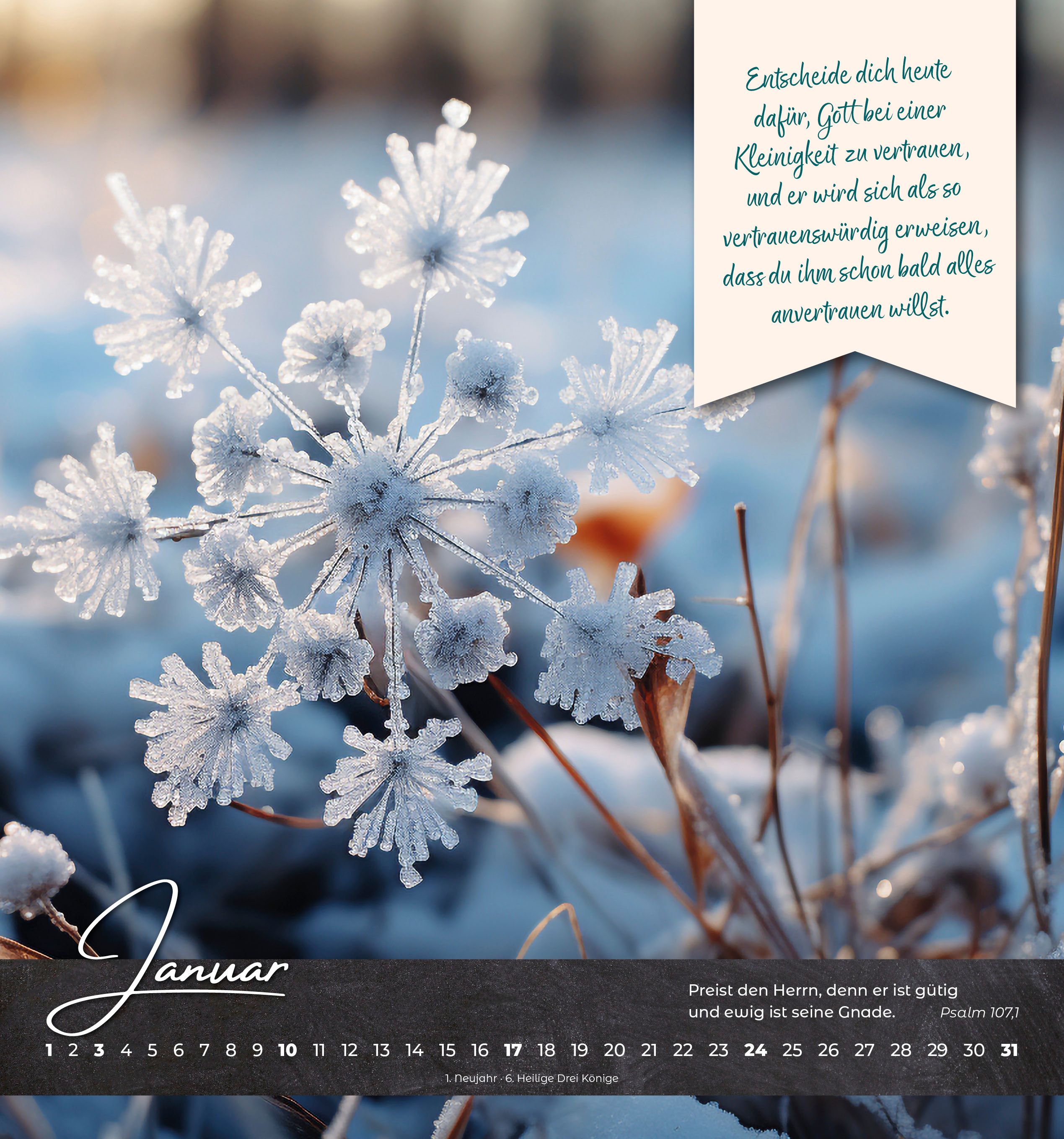Wandkalender - Oasenzeiten 2027