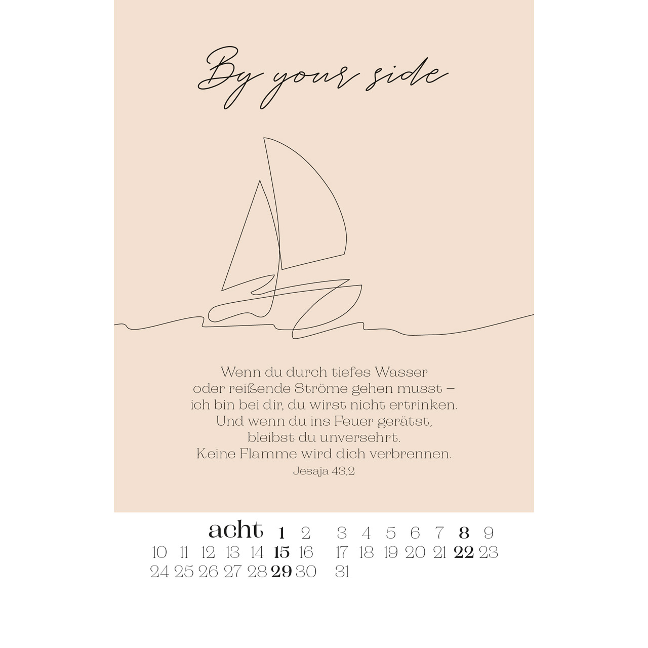 Postkartenkalender - Wonderfully made 2027