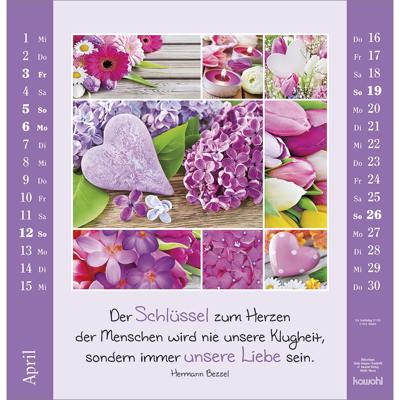 Wandkalender - Kleine Freuden entdecken 2026