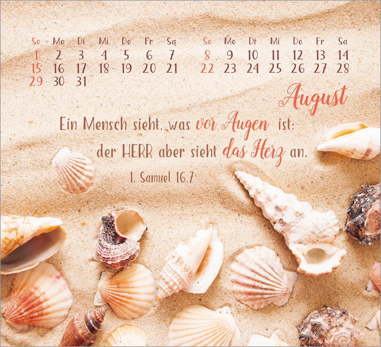 Tischkalender - Sei gesegnet! 2027