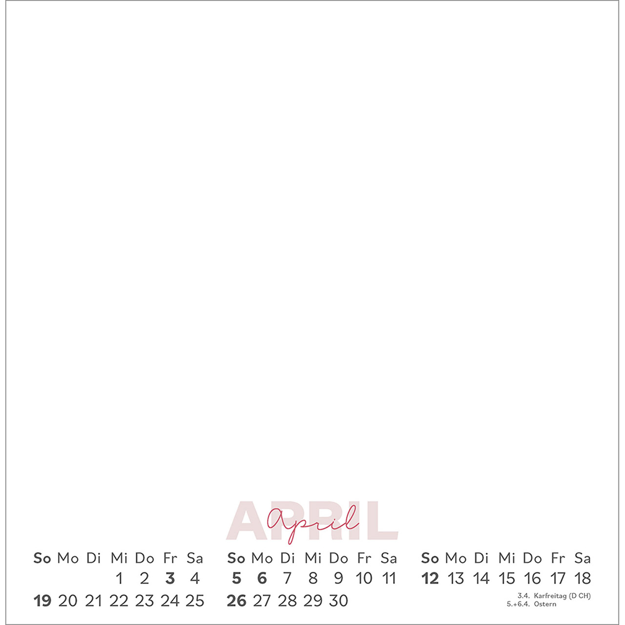 Tischkalender - Einblicke 2026