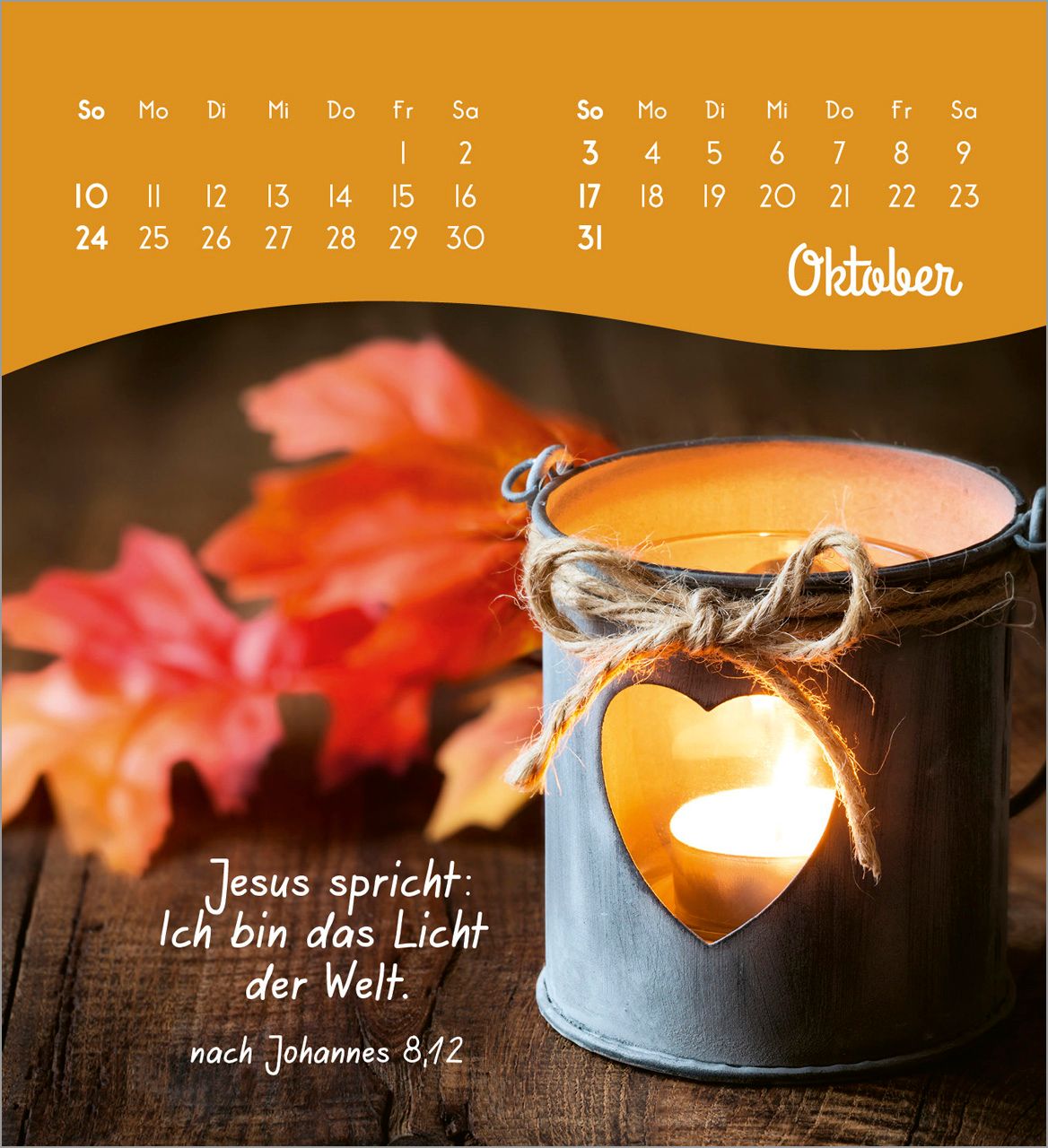 Tischkalender - Von Herzen ein glückliches Jahr 2027