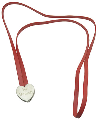 Schlüsselband - Lanyard: Von Herzen - Schlüsselband Herz