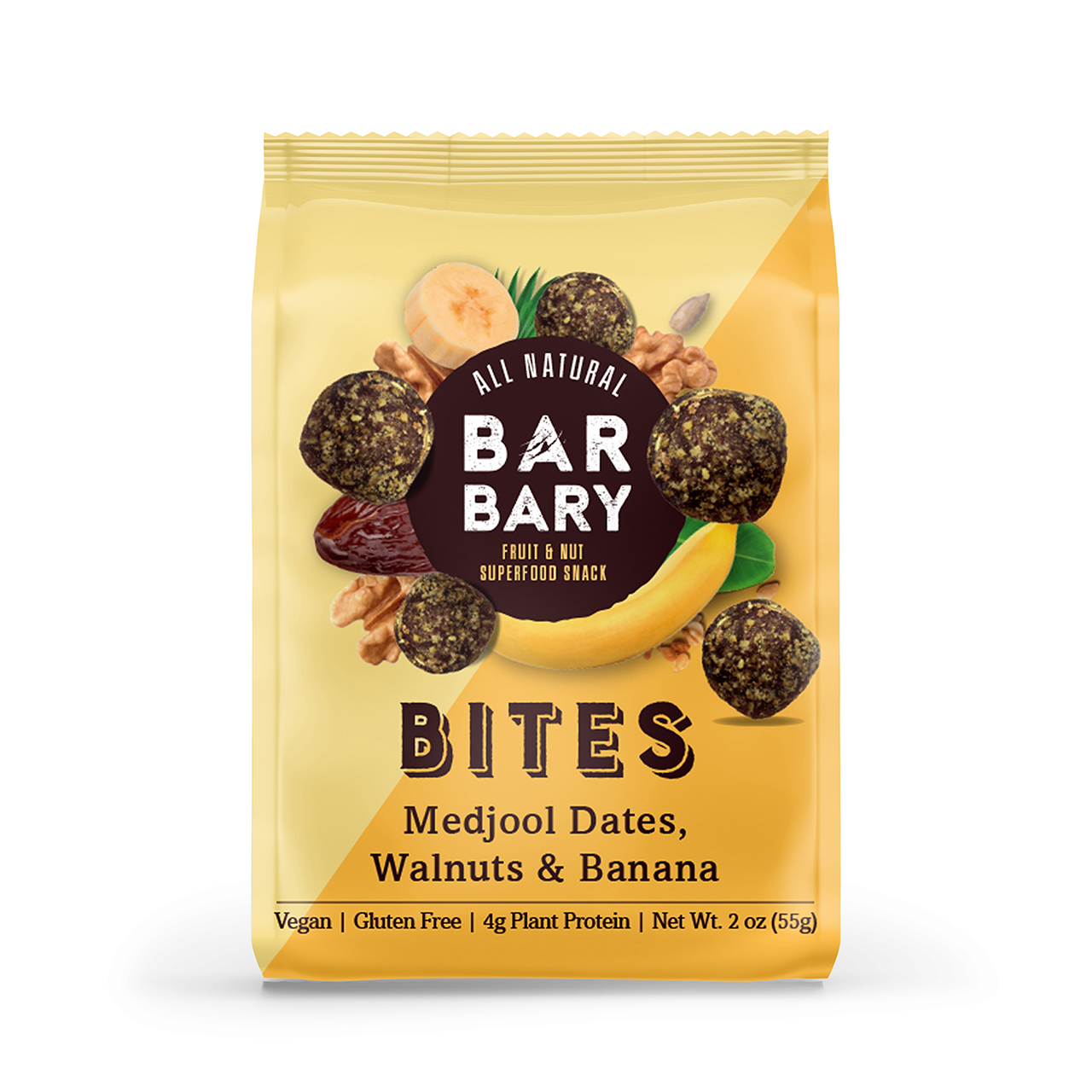 Barbary Dattelgenuss Walnuss und Banane