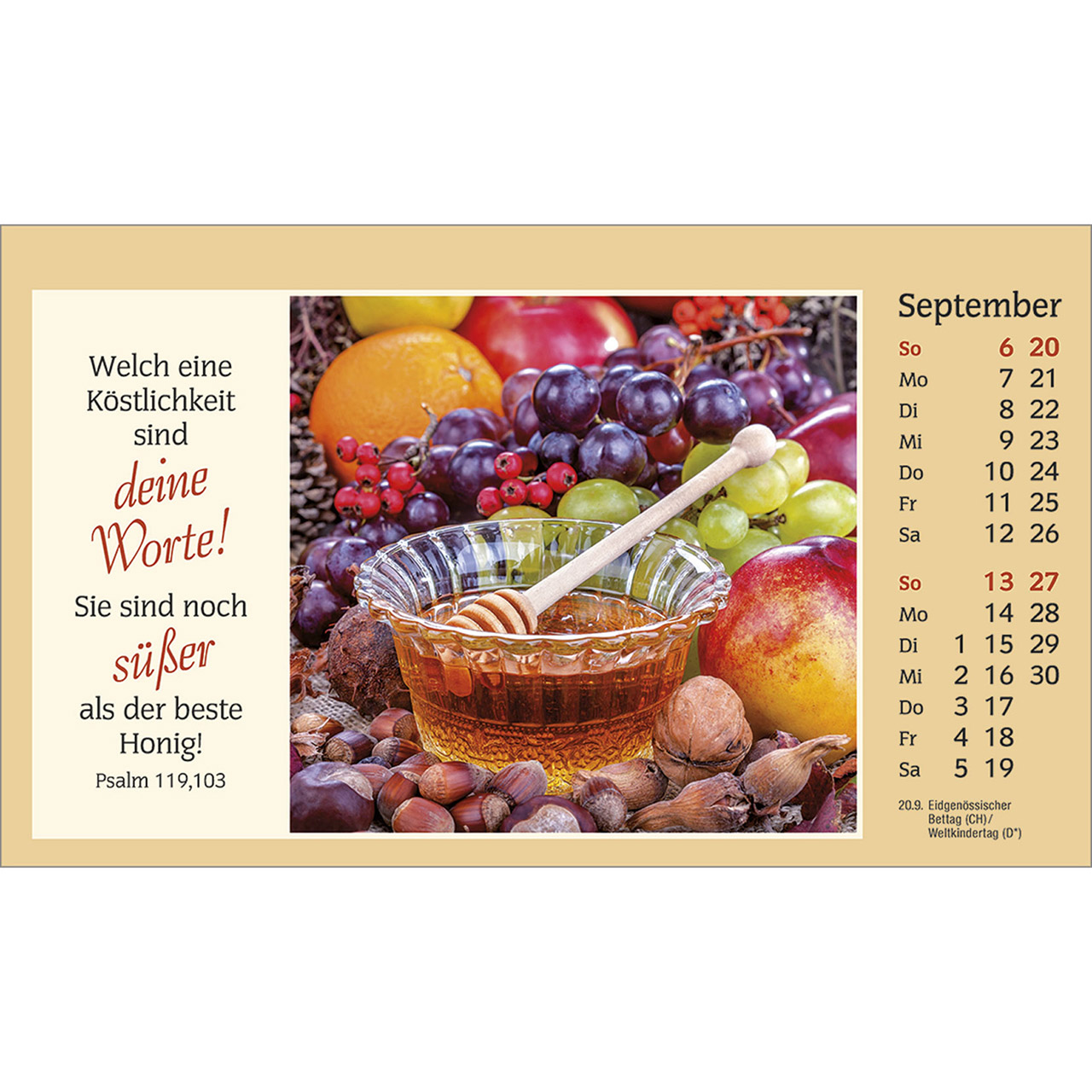 Tischkalender - Der kleine Begleiter 2026
