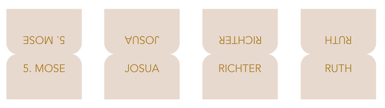 Bibel-Griffregister Cremefarben mit Goldveredelung Bibel-Zubehör - Bibel-Griffregister Cremefarben mit Goldveredelung - Griffregister