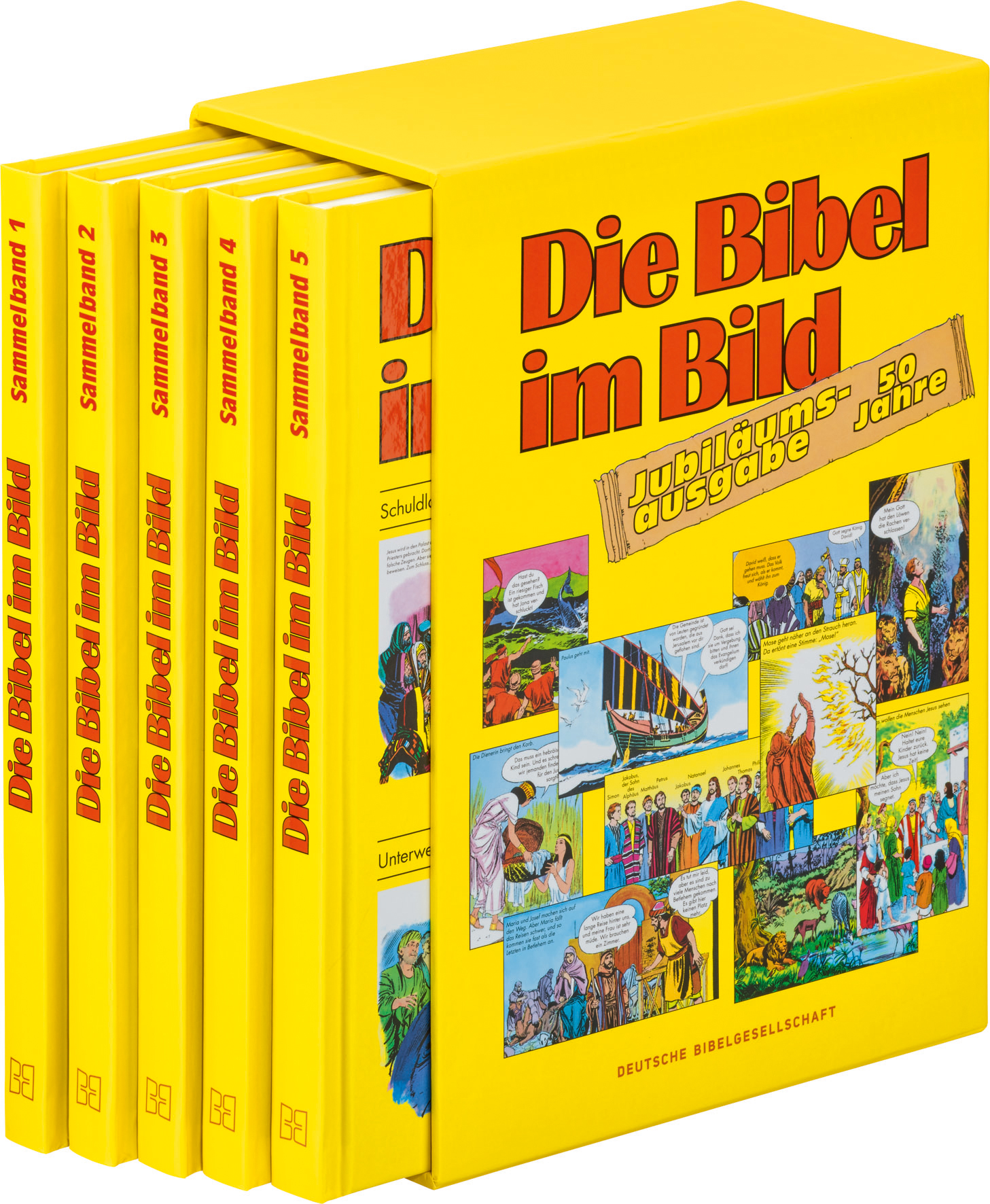 'Die Bibel im Bild' 5 Bände im Schuber
