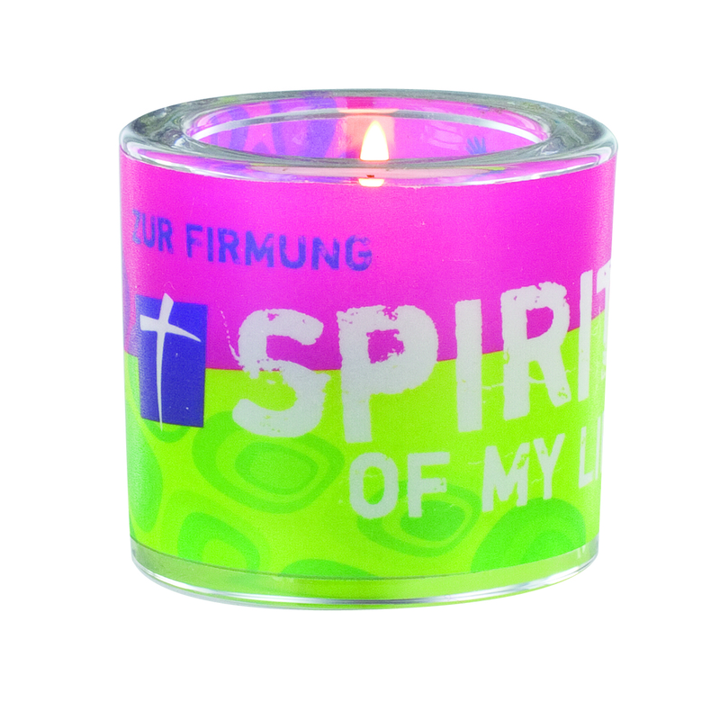 Glaswindlicht 'Spirit of my life' Reihe: LichtMomente. Zur Firmung