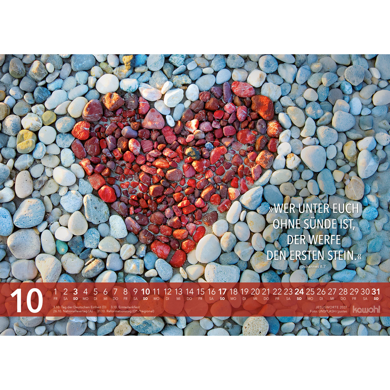 Wandkalender - Jesus Worte 2027