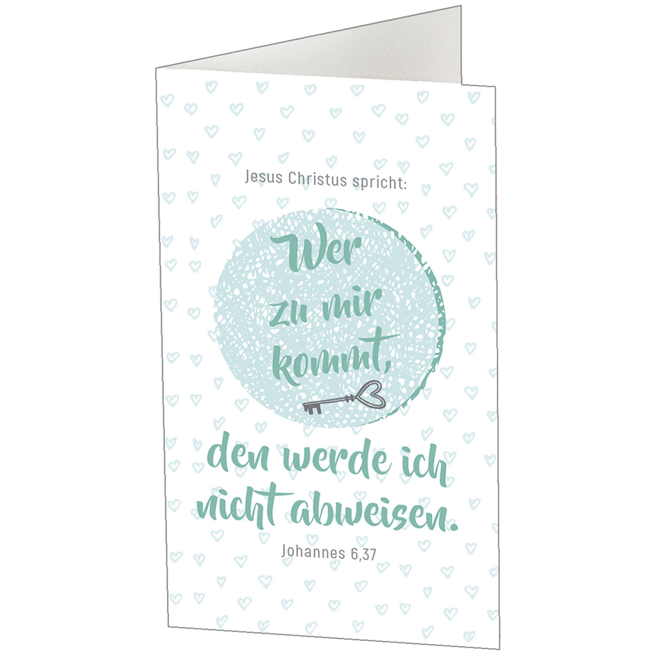 Tasse - Wer zu mir kommt, den werde ich nicht abweisen. - Schlüssel