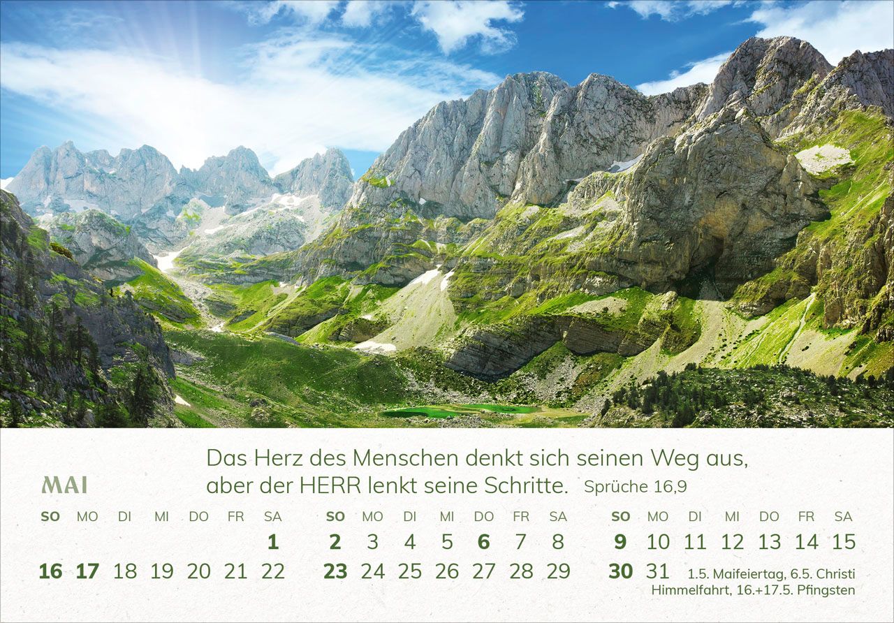 Panoramakalender - Mini-Panorama-Kalender 2027