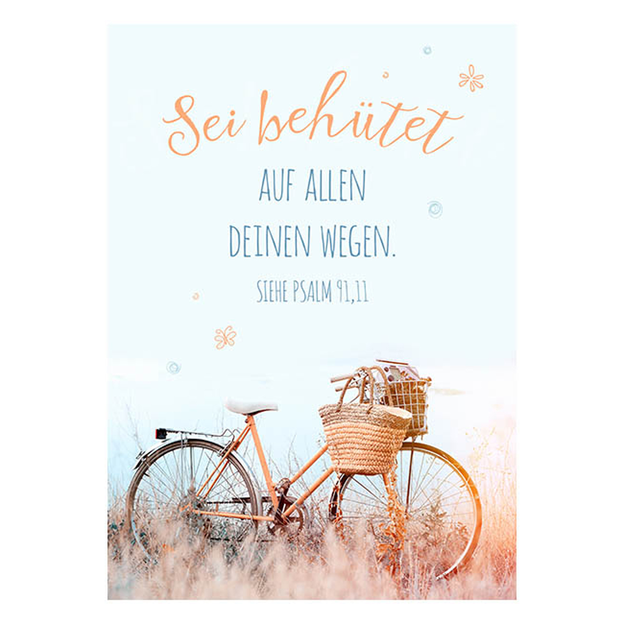 Postkarte - Postkarte 'Sei behütet'  1EX