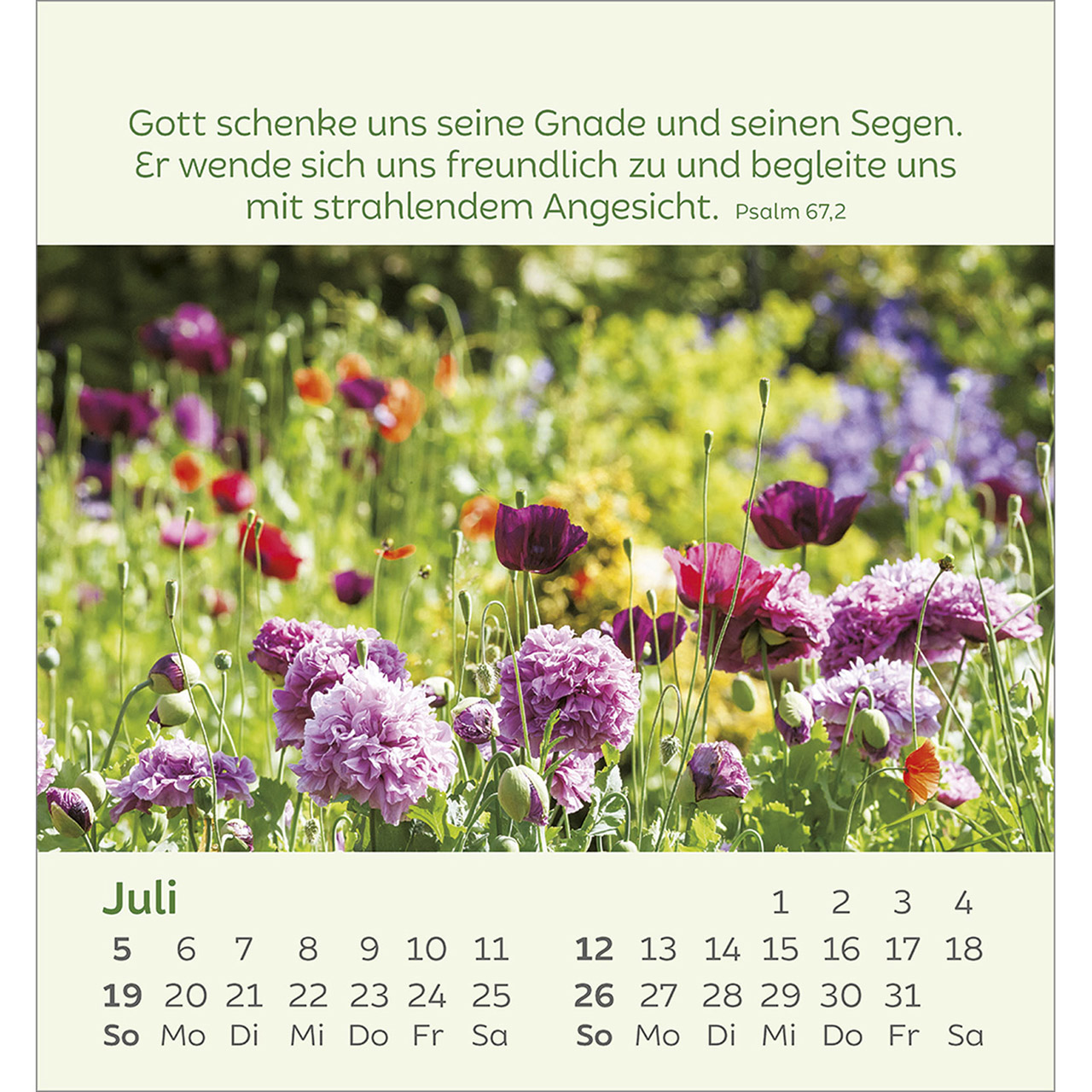 Tischkalender - Kleine Blumengrüße 2026