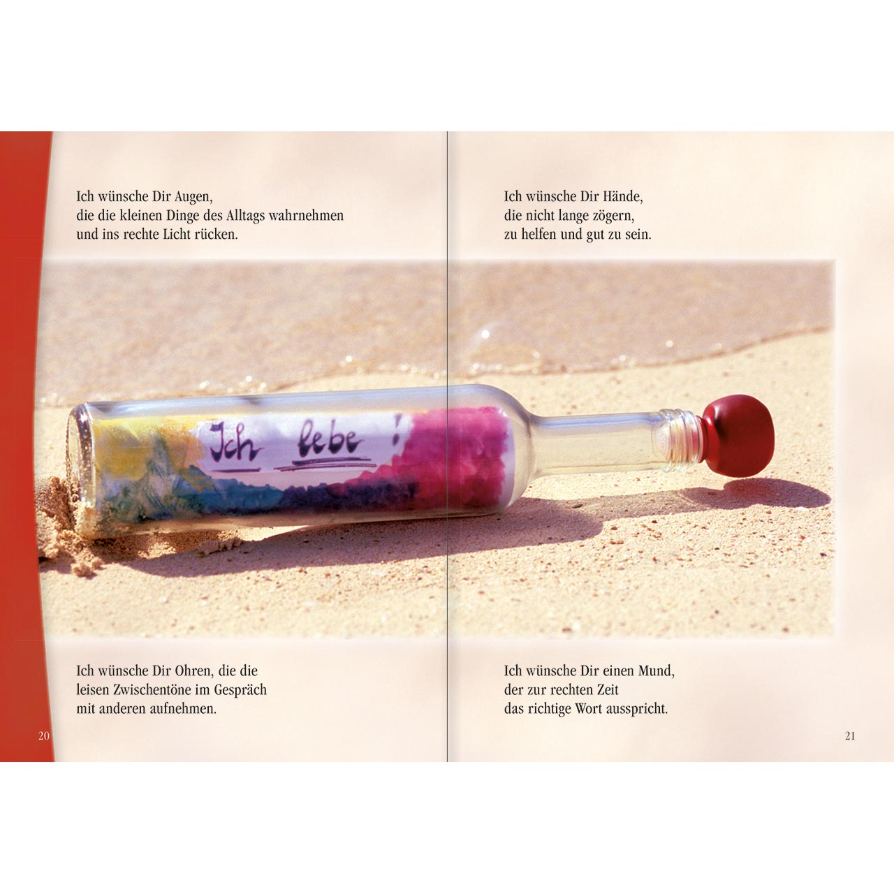 Geschenkbuch - Grüße zur Konfirmation - Buntstifte Herz