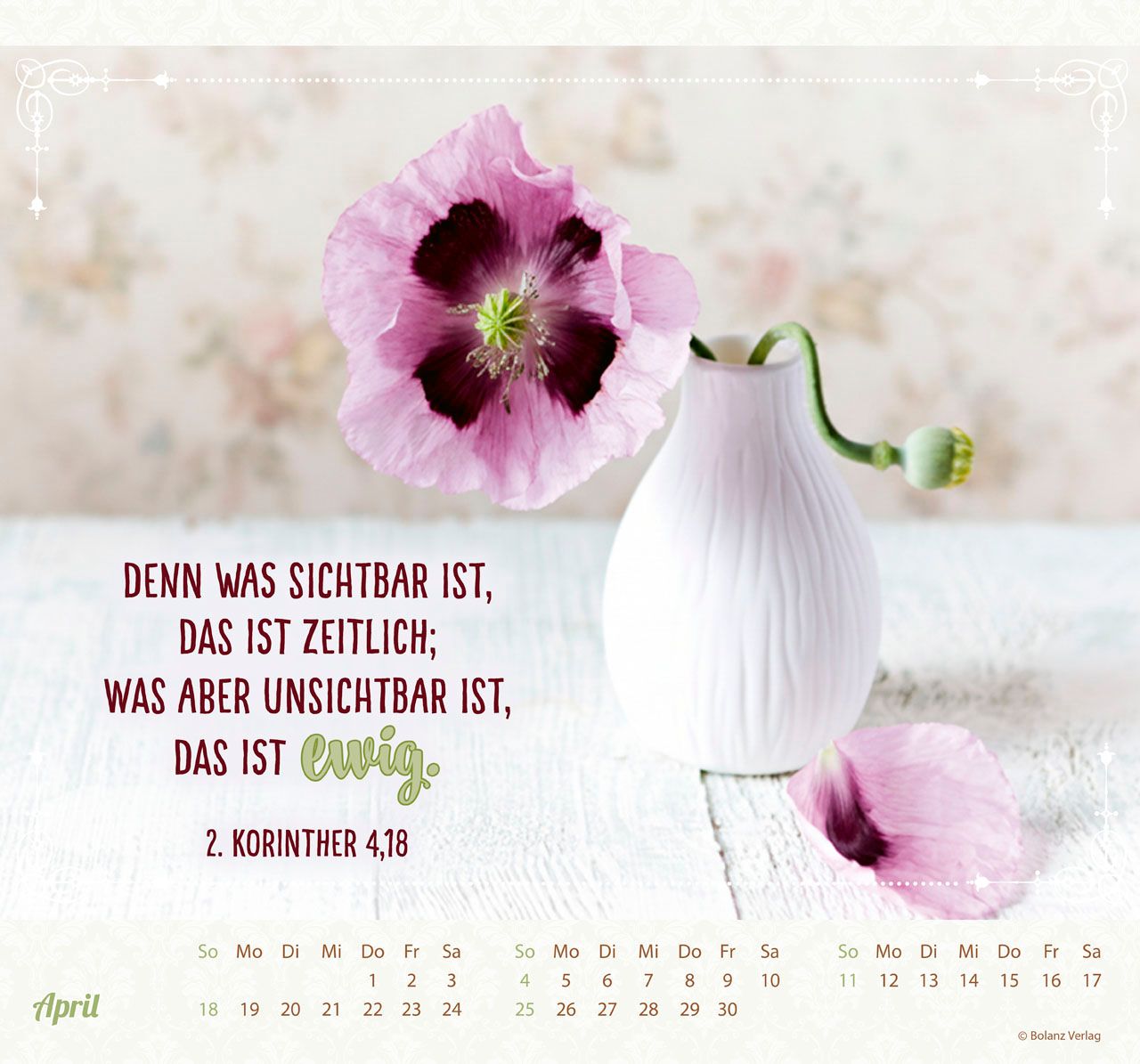 Wandkalender - Am Anfang war das Wort 2027 Wandkalender