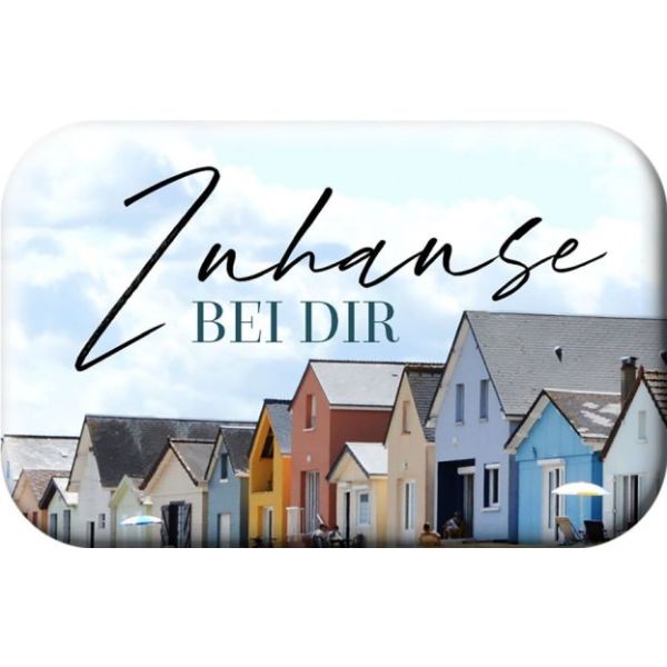 Magnet - Magnet 'Zuhause bei dir' - Magnet Häuser