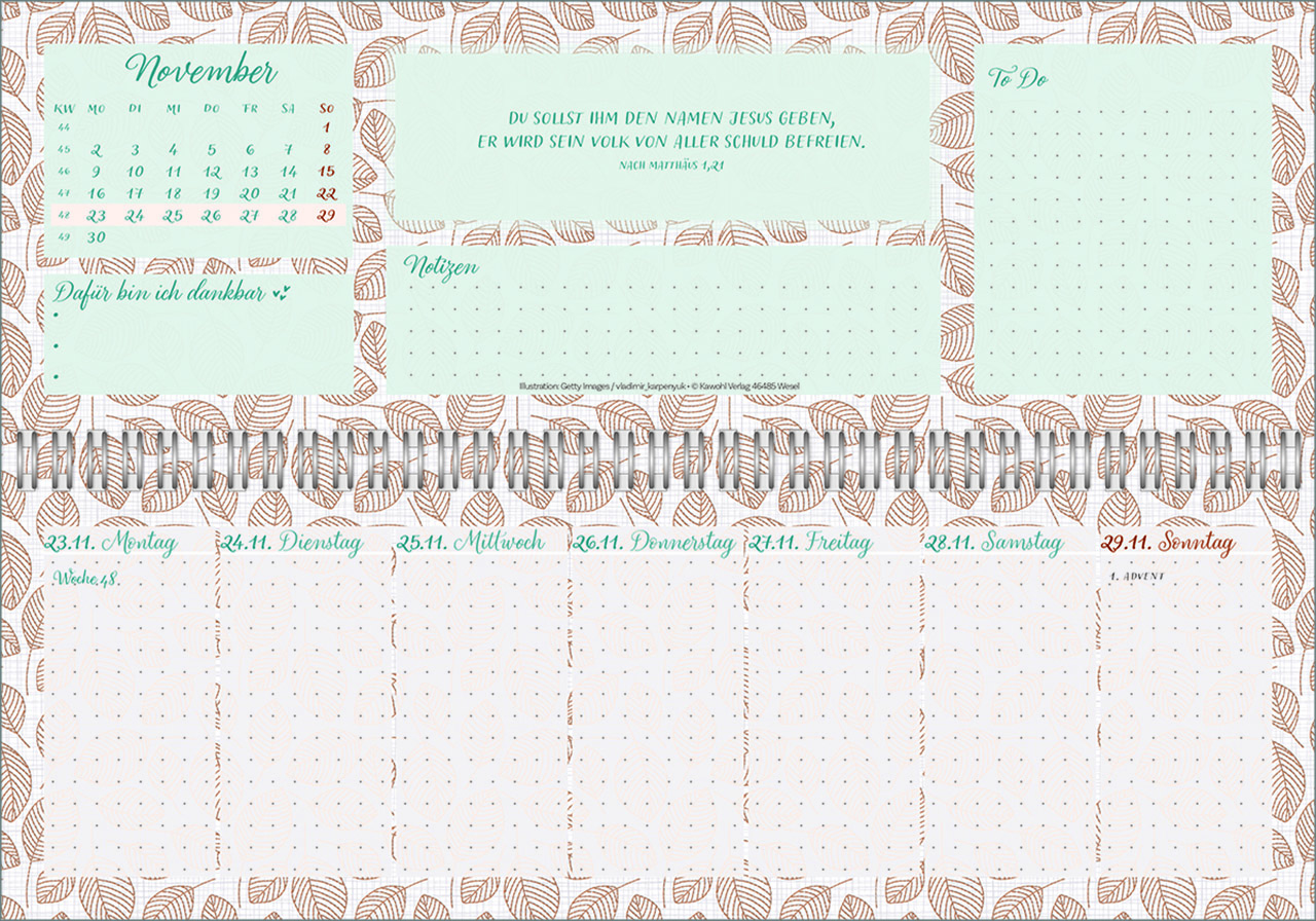 Tischkalender - Meine fröhlich-bunte Segenswoche 2026