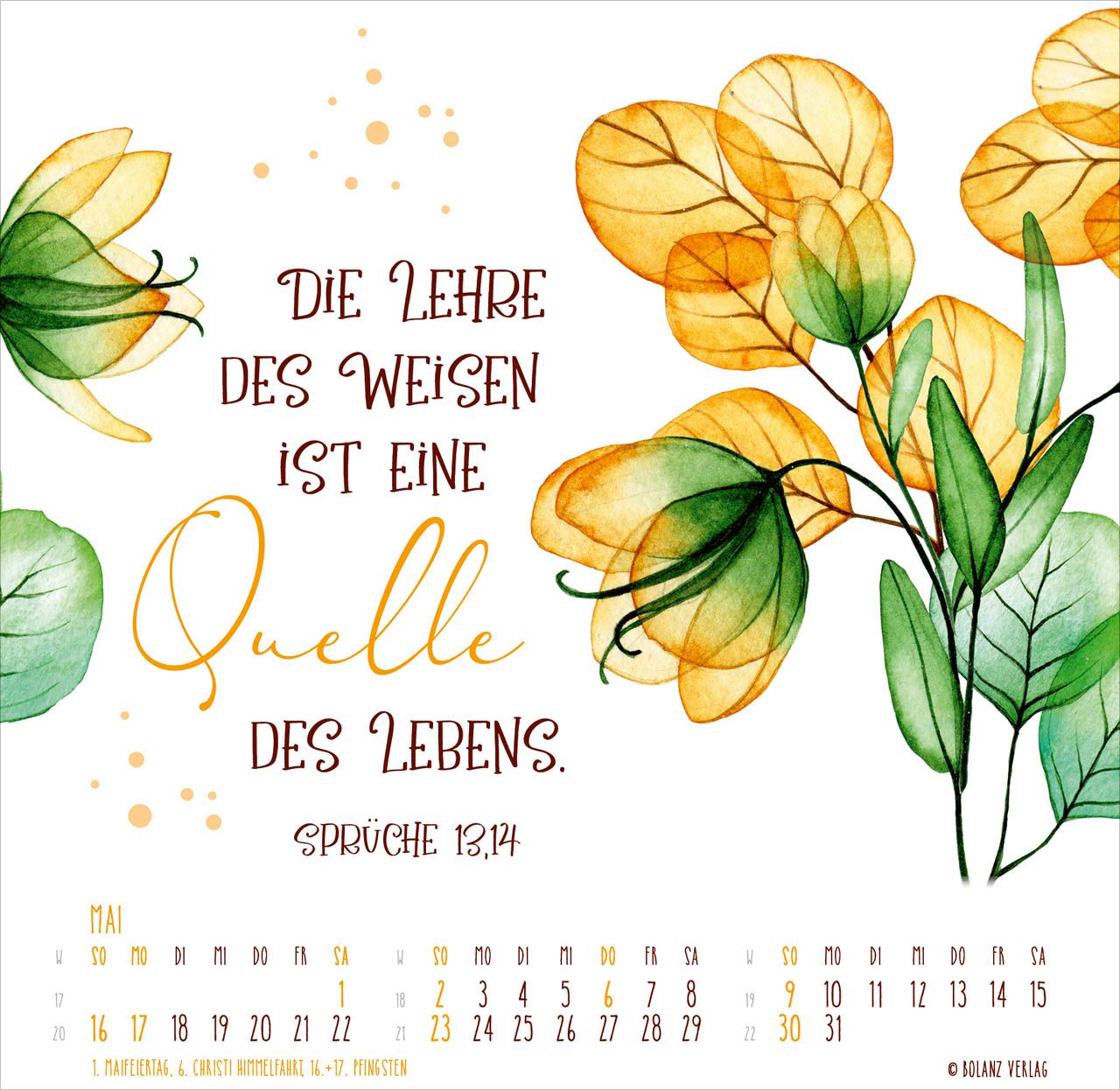 Tischkalender - Getragen durch alle Zeiten 2027 Tischkalender