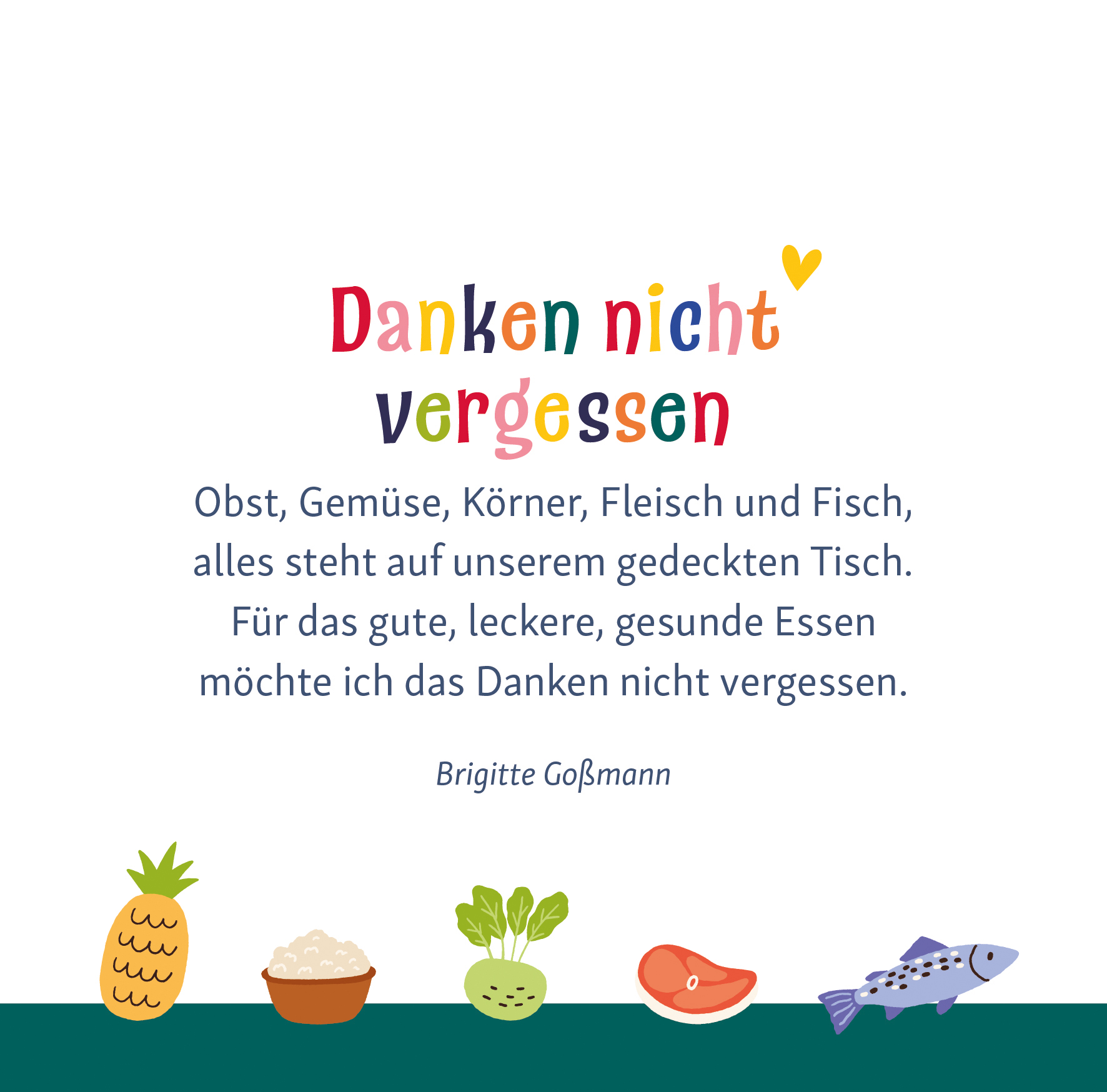 Aufstellbuch - Bunte Tischegebete