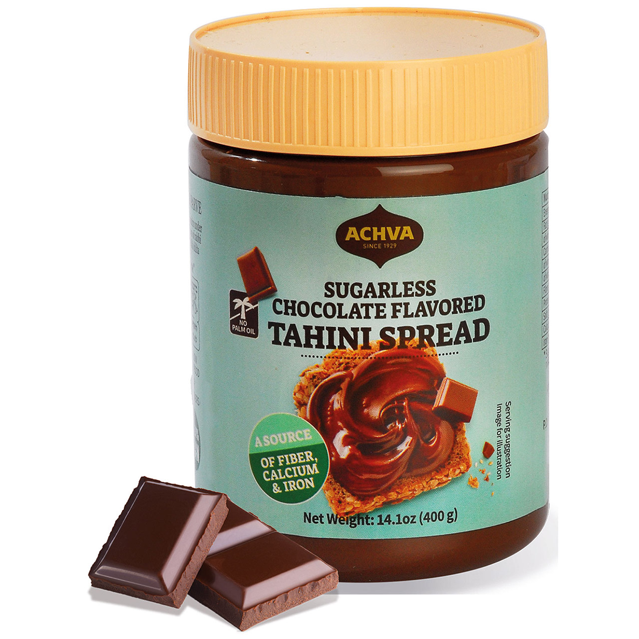 Tahin-Aufstrich mit Schokolade ohne Zuckerzusatz