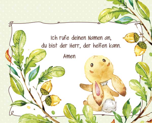 Aufstellbuch - Kindergebete
