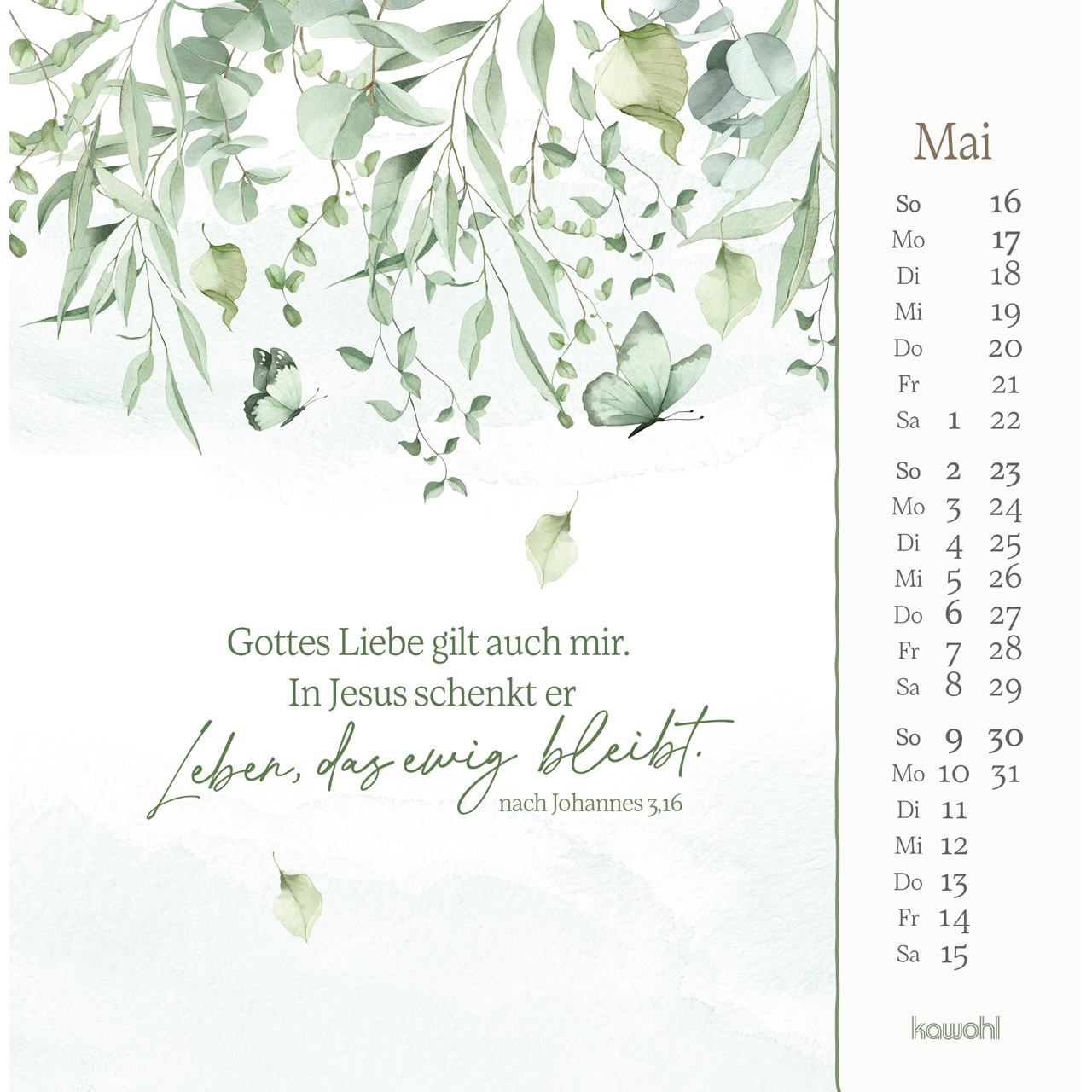 Postkartenkalender - Vor dich bring ich, was mich bewegt 2027