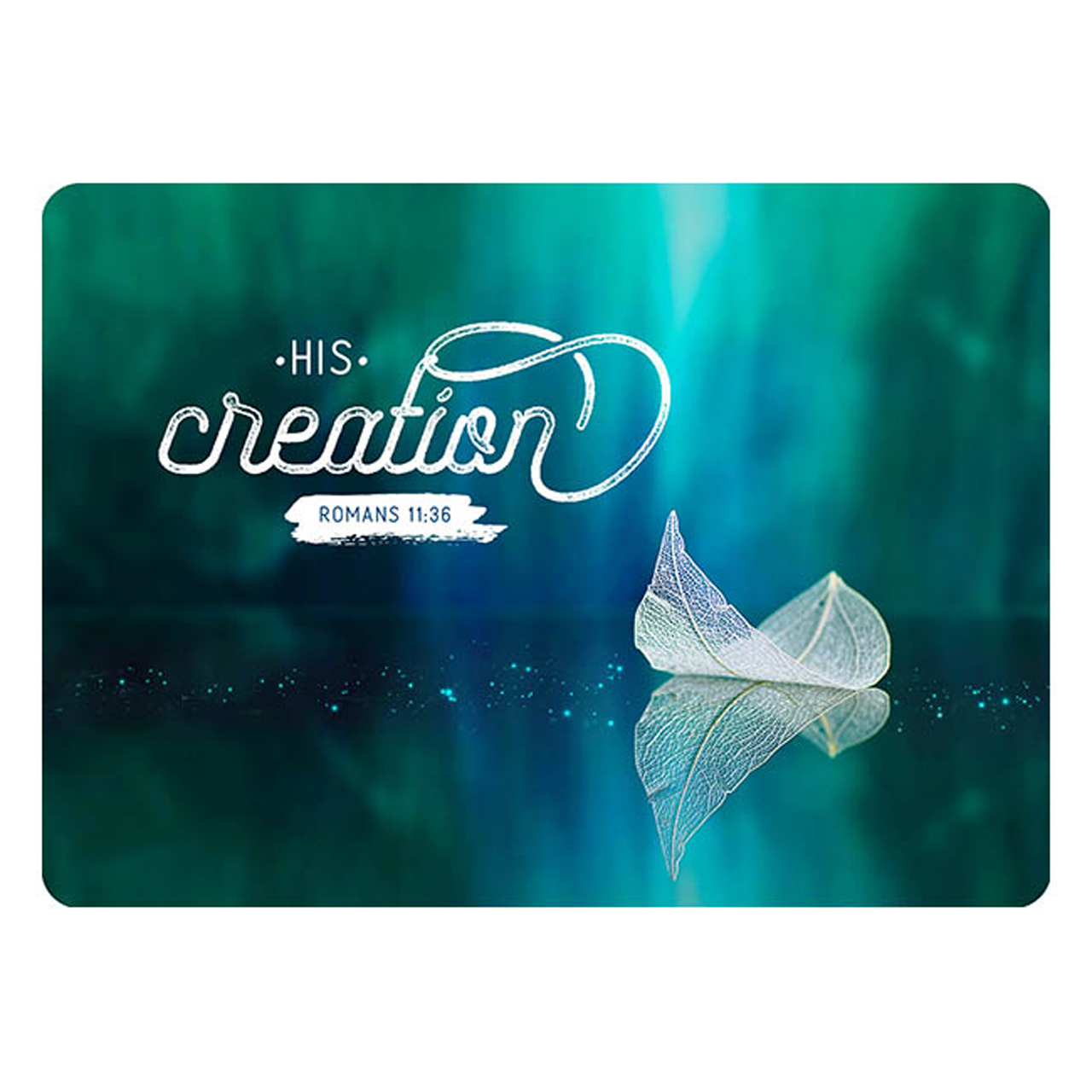 Postkarte - Postkarte 'His creation' 1EX - Wasser Blatt Muster