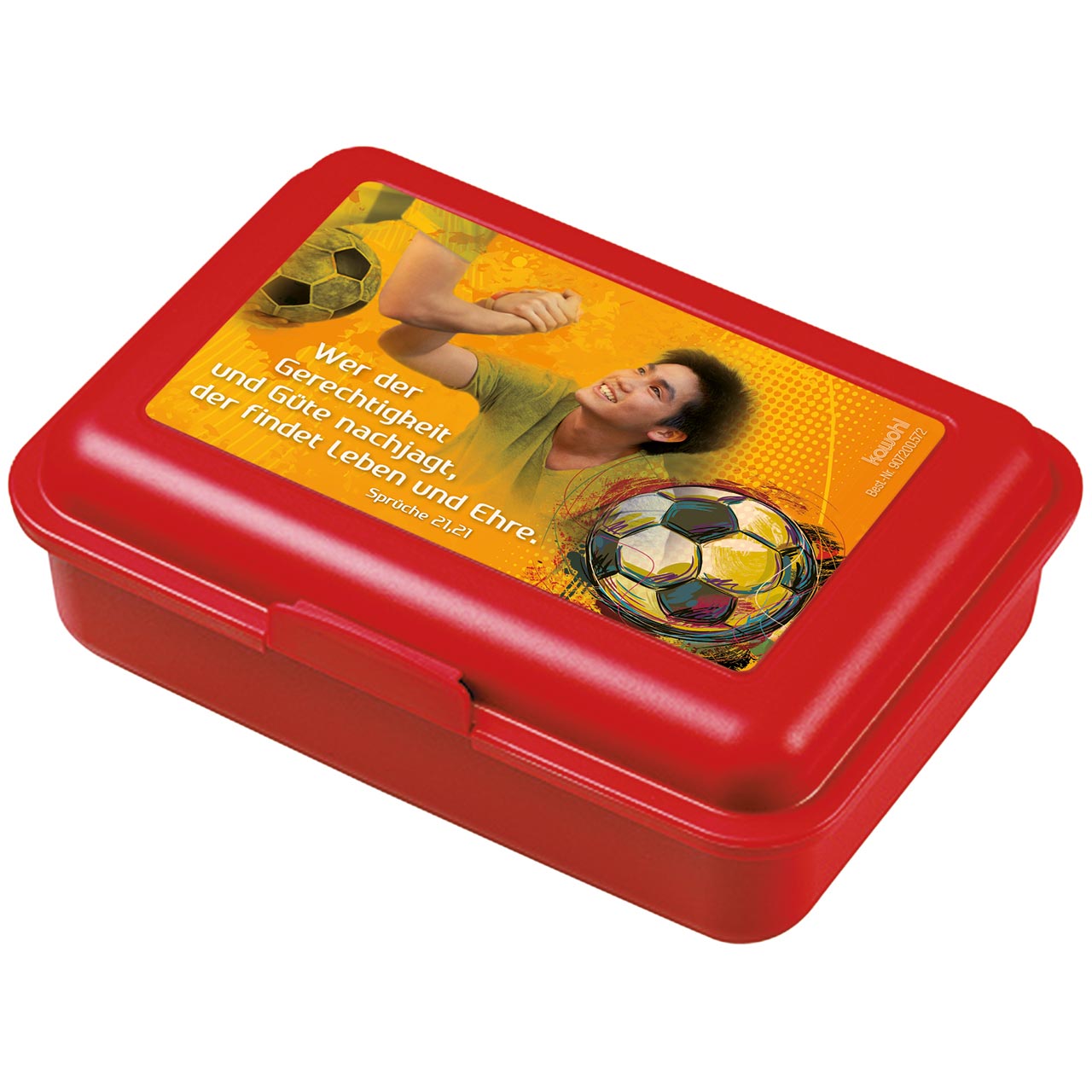 Wer der Gerechtigkeit und Güte nachjagt Lunchbox - Wer der Gerechtigkeit und Güte nachjagt - Fußball