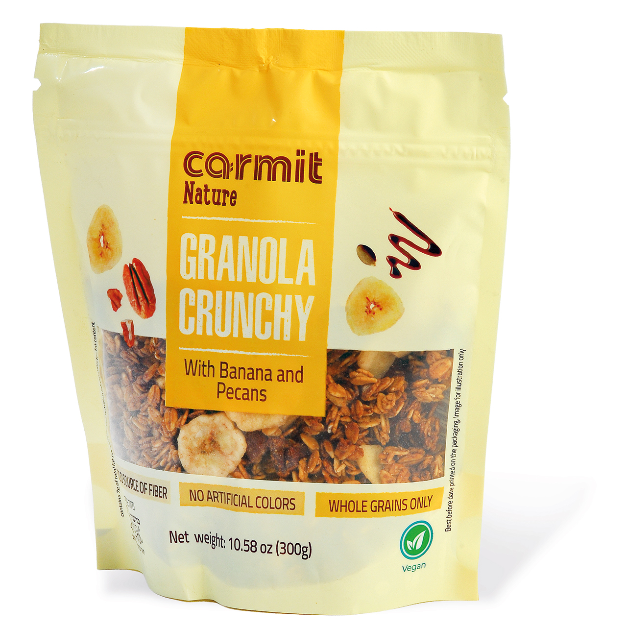 Müsli - Müsli mit Banane und Pekannüssen - Müsli