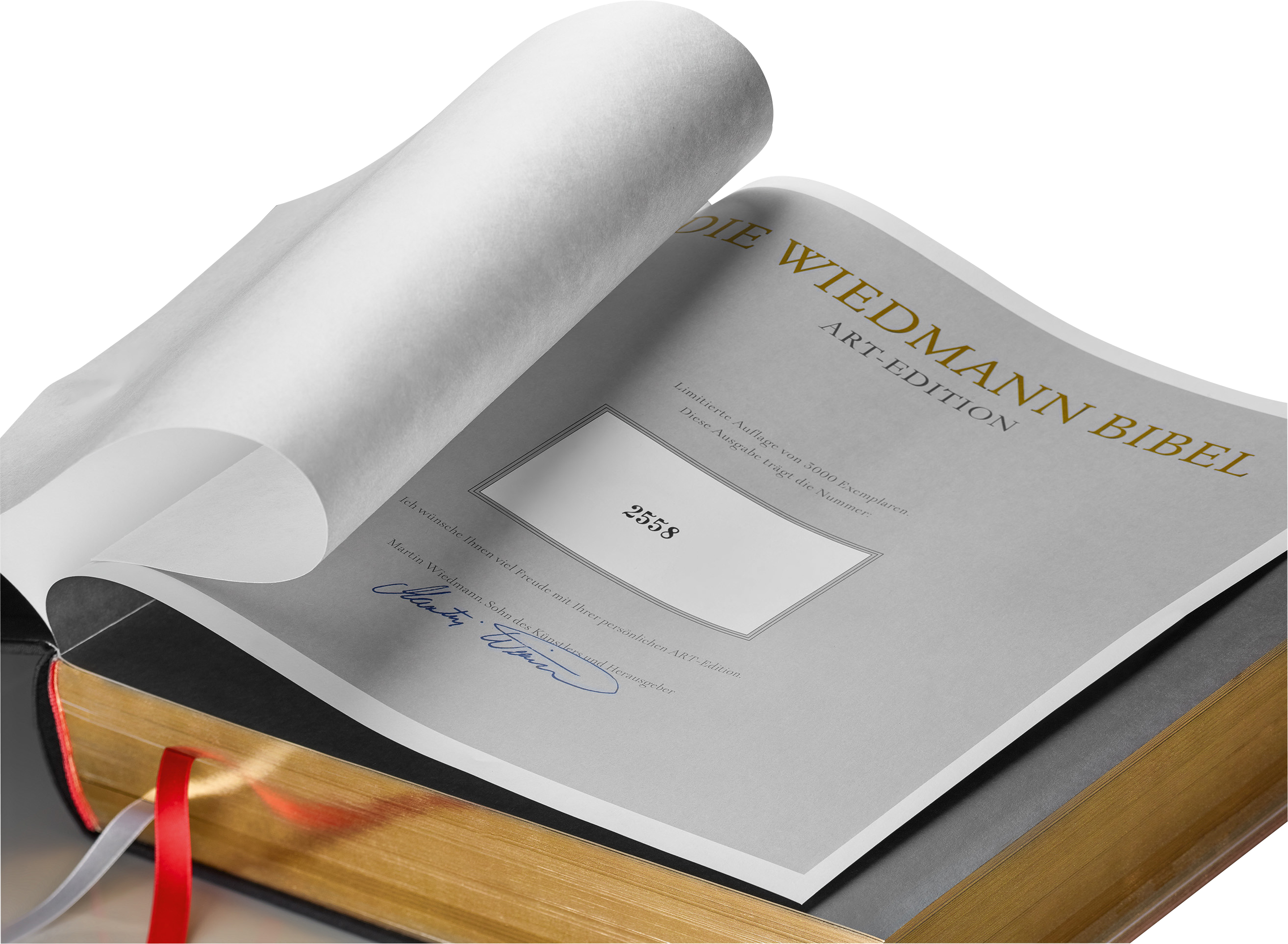 Lutherbibel - Die Wiedmann Bibel - ART-Edition (schwarz)