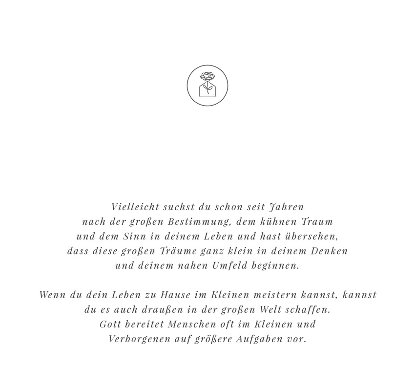 Aufstellbuch - Lass dein Leben Blüten tragen - Aufstellbuch Holzoptik Rosen